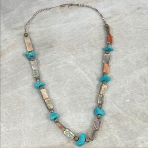Turquoise Multicolor Beaded Necklace